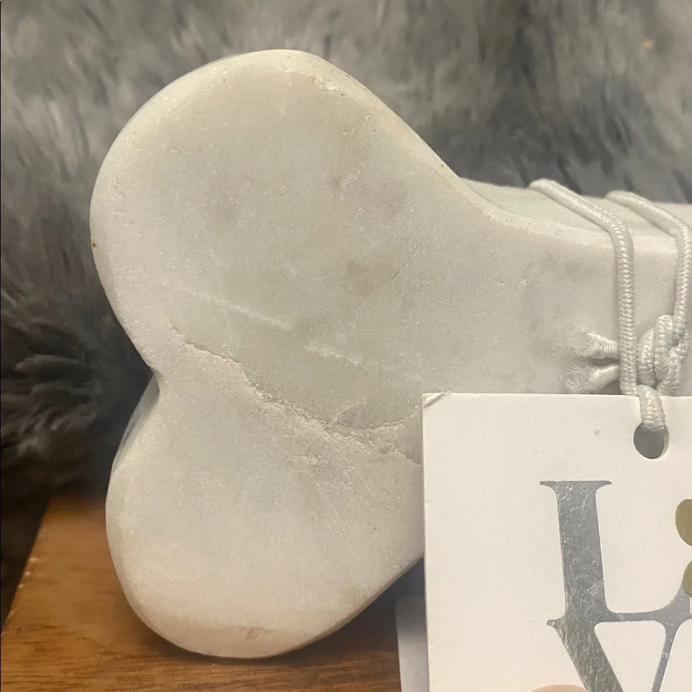 White Bone-Shaped Stocking/Leash Holder - Picture 12 of 16